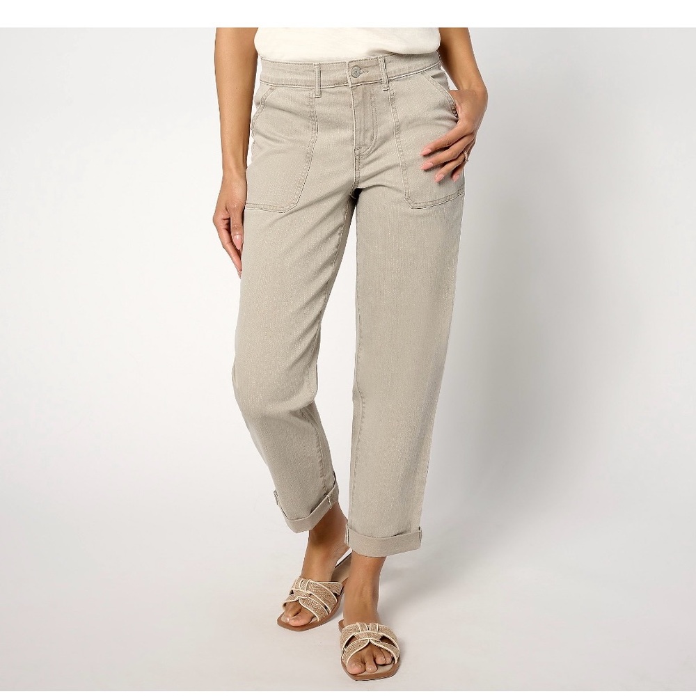 LOGO by Lori Goldstein Boyfriend Jeans - Size 4